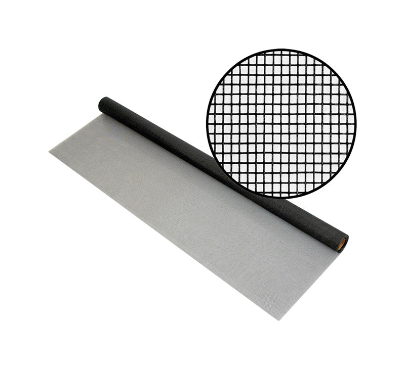 Phifer Wire 28 in. W x 7 ft. L Charcoal Fiberglass Screen Cloth
