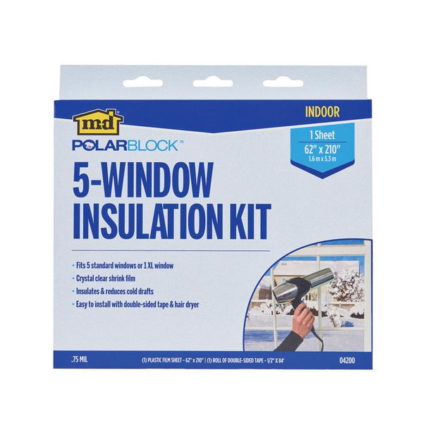 M-D Building Products 4200 210-Inch-by-62-Inch Shrink and Seal Window Kit 1 04200