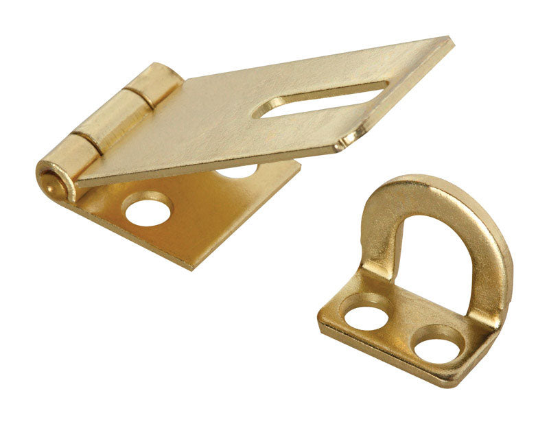 National Hardware N102-053 V30 Safety Hasp in Brass,1-3/4"