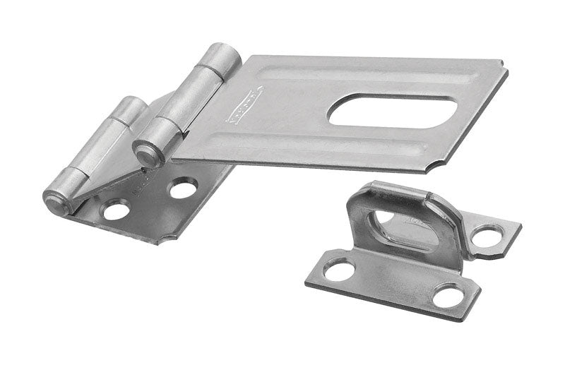National Hardware N103-259 V34 Double Hinge Safety Hasp in Zinc plated