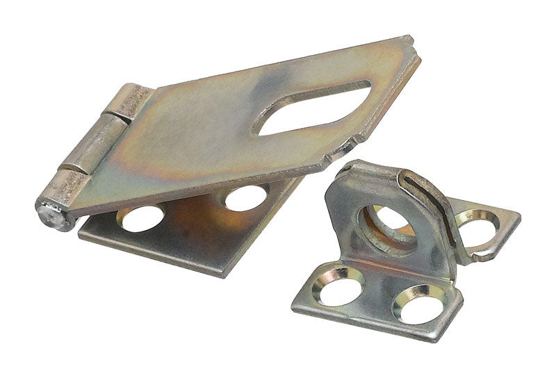 National Hardware N102-145 30 Safety Hasps in Zinc, 2-1/2"
