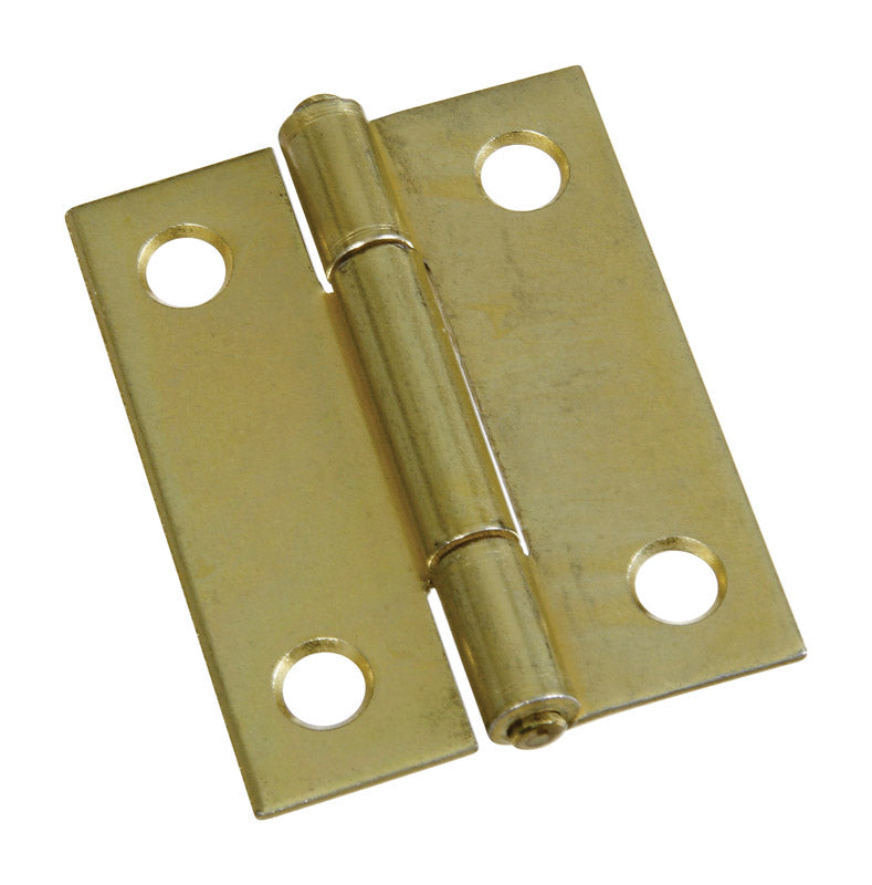 National Hardware N146-175 V518 Non-Removable Pin Hinges in Brass, 2 pack