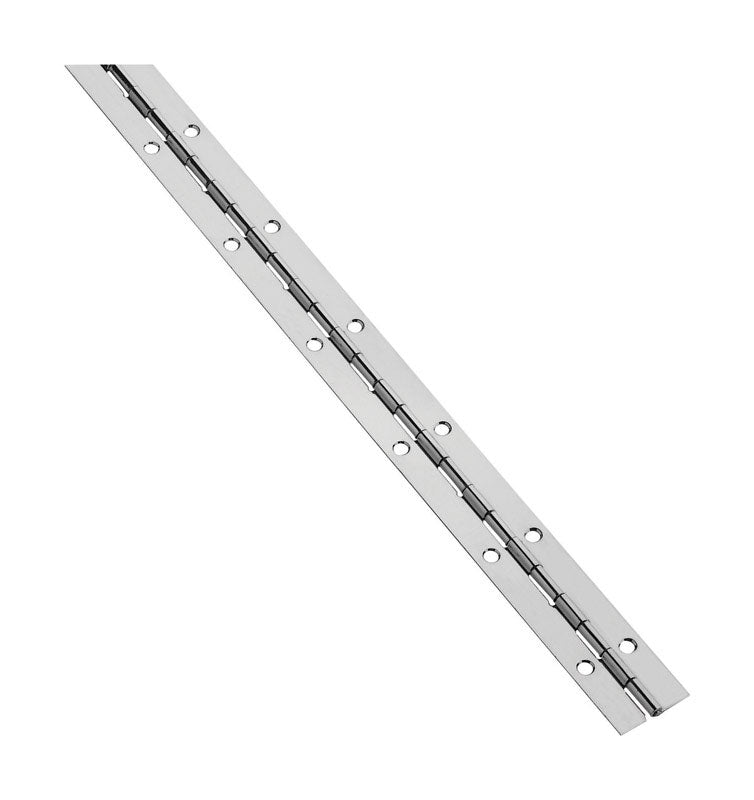 National Hardware N148-379 V570 Continuous Hinge in Nickel,1-1/16" x 48"