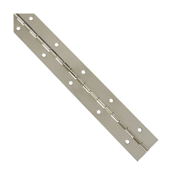 National Hardware N265-389 V570 Continuous Hinge in Nickel,1-1/2" x 12"
