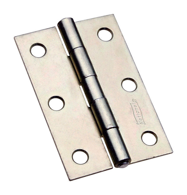 National Hardware N146-373 V518 Non-Removable Pin Hinges in Zinc plated, 2 pack