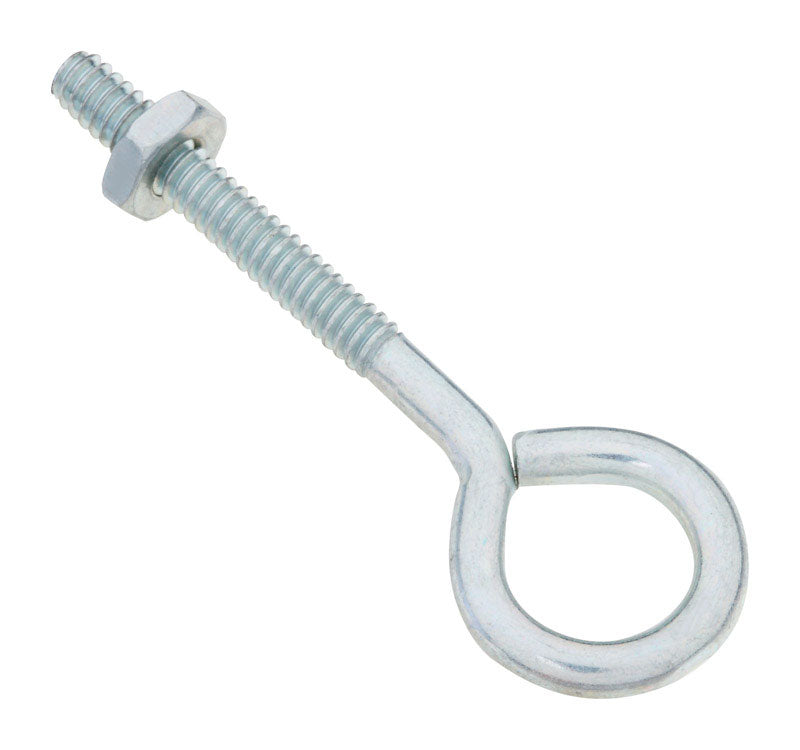 Stanley Hardware 221077 3/16" X 2-1/2" Zinc Plated Eye Bolt with Nut Assembled