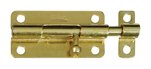 National Hardware N151-688 V834 Barrel Bolt in Brass
