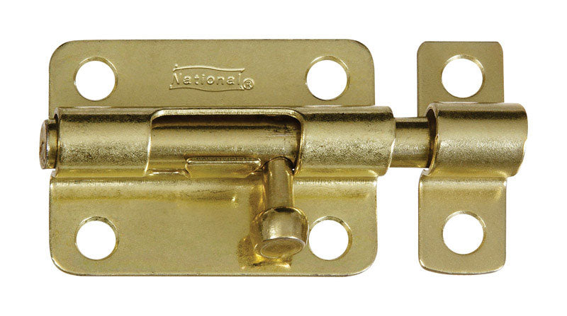 National Hardware N151-589 V834 Barrel Bolt in Brass