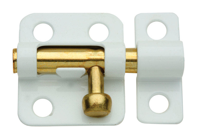 National Hardware N248-492 V833 Window Bolt in White,2 Inch