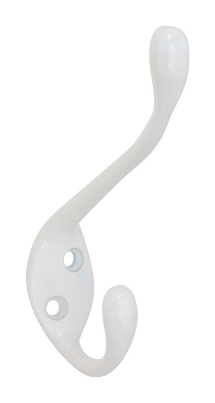 National Hardware N266-056 V167 Heavy Duty Garment Hook in White
