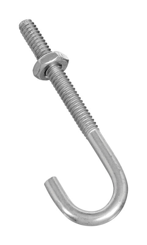National Hardware Bolt J-Hook 3/16X2-1/2IN ZINC N232-876