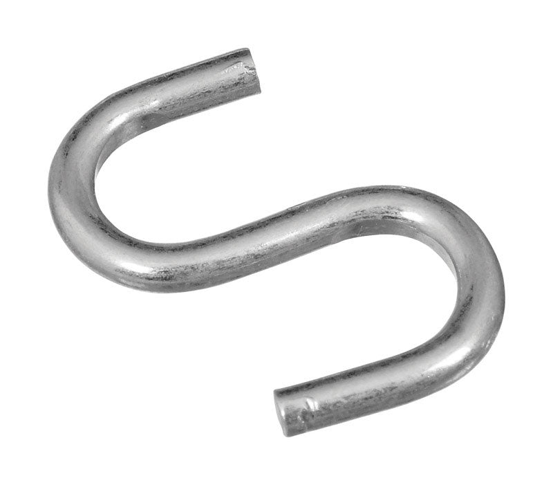 National Hardware N121-574 V2076 Open S Hooks in Zinc plated, 6 pack