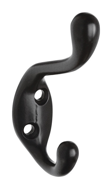 National Hardware N330-886 V166 Heavy Duty Coat and Hat Hook in Oil Rubbed Bronze