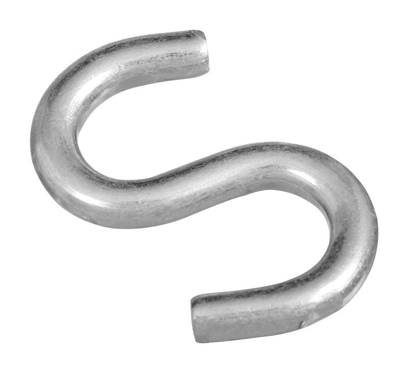 National Hardware N121-665 V2076 Open S Hooks in Zinc plated, 2 pack