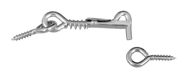National Hardware N170-738 V2002 Safety Hooks and Eyes in Zinc plated
