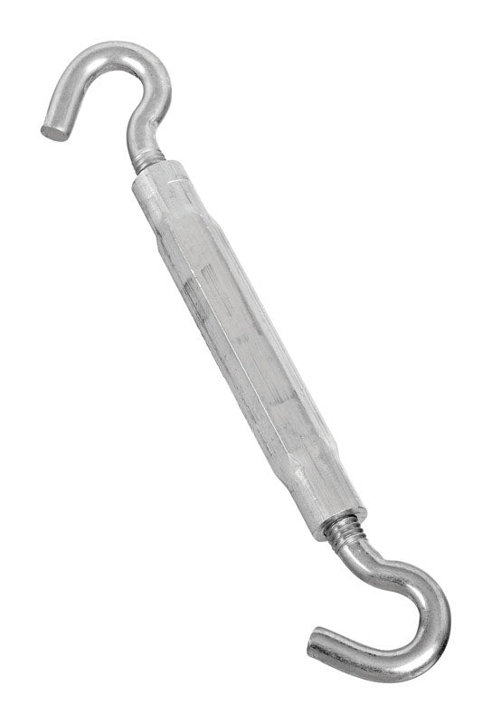 National Hardware N222-026 2174 Hook/Hook Turnbuckles in Zinc, 3/8" x 10-1/2"