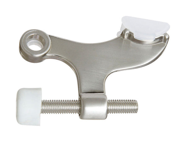 National Hardware N325-589 V227 Hinge Pin Door Stop in Satin Nickel,0