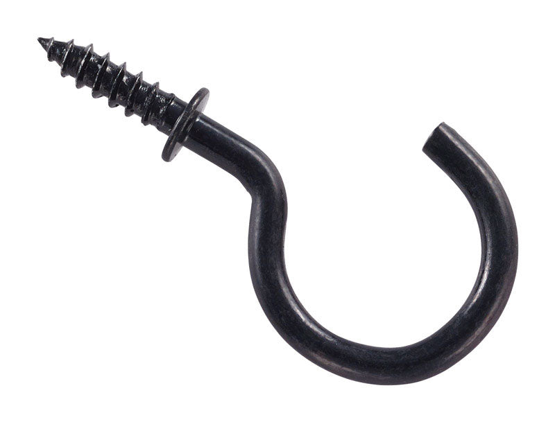 National Hardware N119-729 2023 Cup Hooks in Black, 1", 30 piece