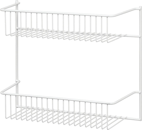 ClosetMaid Wire Wall RACK2-TIER Wht 8002