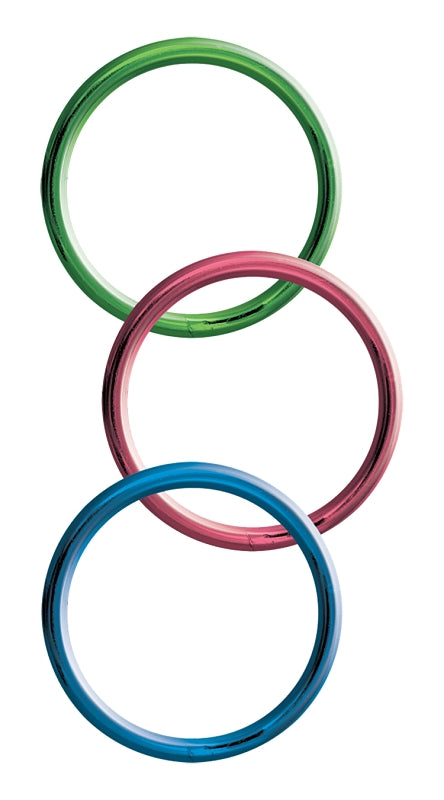 Hy-Ko Products HY-KO PROD CO KC126 3PC 3In1 Split Key Ring (6-Pack)