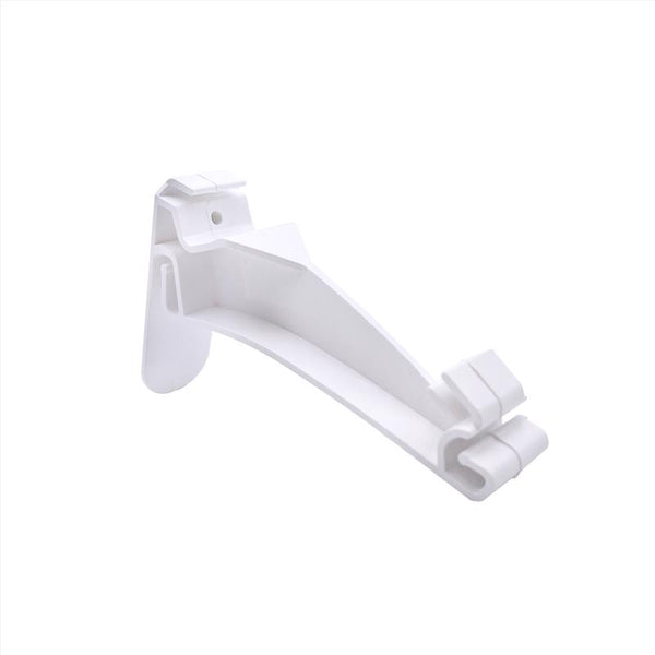 Amerimax M0722B Gutter Hanger, K-Style, Hidden, Traditional, Vinyl, White, 5-in. - Quantity 1