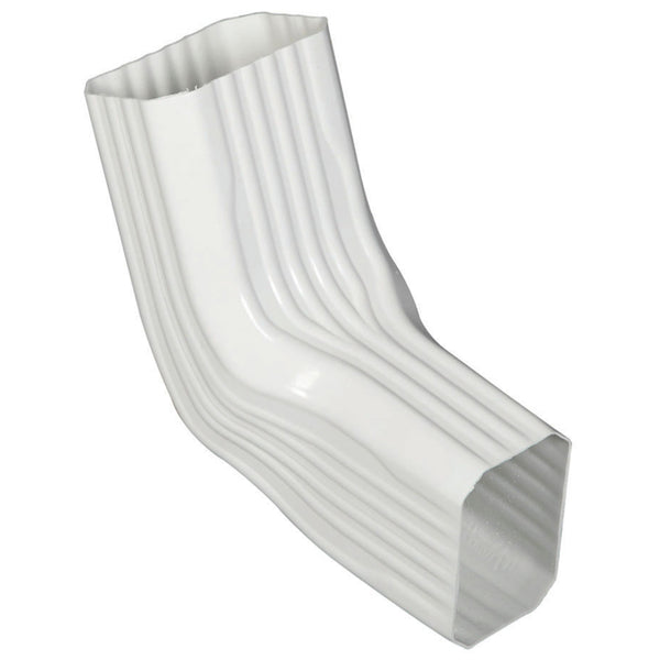 Amerimax 37064 Transition Elbow, Vinyl, White 37066