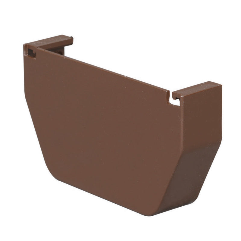 Amerimax Home Products Gutter END Cap BRWN