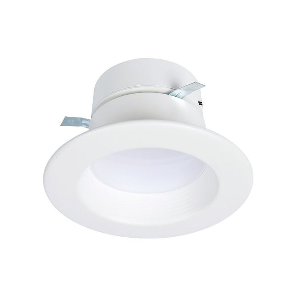 HALO RL 4 inch LED Recessed Light Retrofit Selectable CCT 2700K 3000K 3500K 4000K 5000K Dimmable Dim to Warm 600/900 Lumens Wet Location Indoor Outdoor Ceiling Downlight RL4LS9FSD2W1EWH