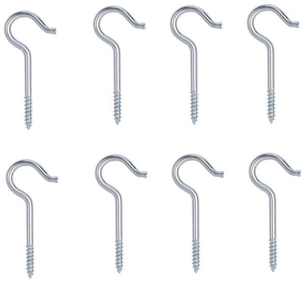 Manufacturers Direct LR-308-PS Ceiling Hook, 1-5/16 in L, 5/64 in Wire, Steel, Bright Zinc Plated