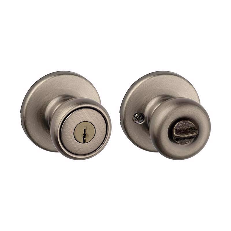 Kwikset 94002-447 Antique Brass Tylo Entry Knob