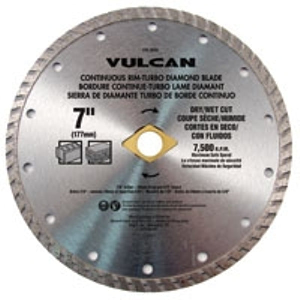 Mibro ORGILL WWS-POWERTOOL 937501OR 7" Blade Diamond Cont Rim Turbine