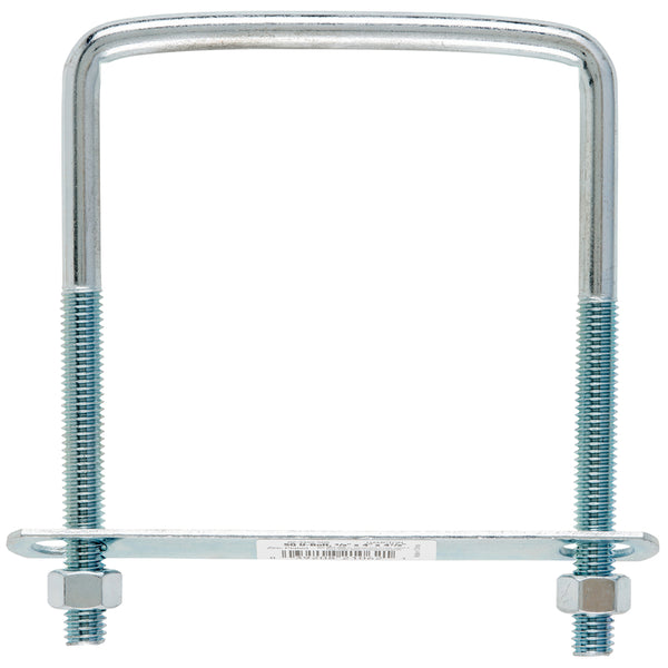 Ace Trading Hampton 3/8 in. x 4 in. W x 5 in. L Coarse Zinc-Plated Steel Square Bend U Bolt 02-3452-505 (10-Pack)