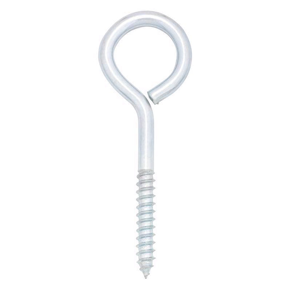 Hampton 7/16 in. x 5 in. L Zinc-Plated Steel Lag Thread Eyebolt Nut Included 02-3463-261 (10-Pack)