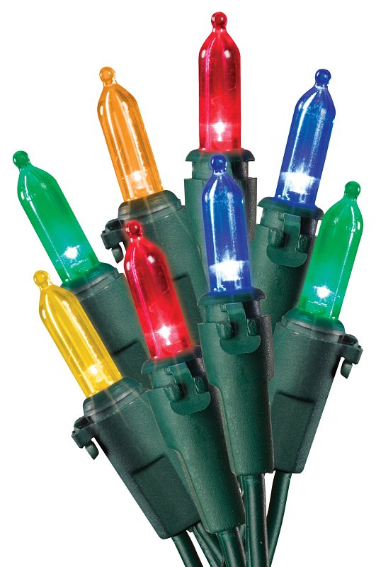 Hometown Holidays U12E745C holiday light set, Blue/Green/Orange/Red/Yellow