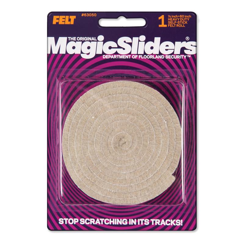 MAGIC SLIDERS L P 63050 1/2 x 60 Oat HD Felt Roll
