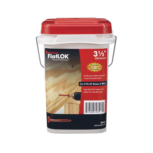FASTENMASTER Wood Screw 250 Piece FMFL312B-250