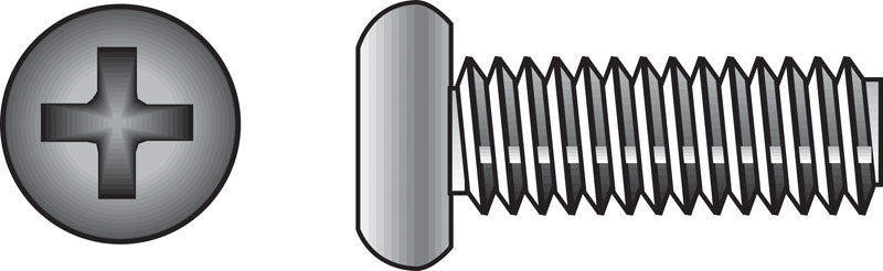 Hillman Stainless Steel Machine Screws No. 8-32 X 1-1/2'' Phillips Pan Head