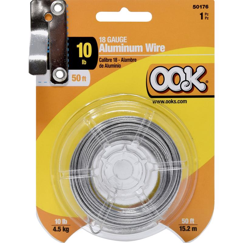 OOK Aluminum Hobby Wire (#18) 50'