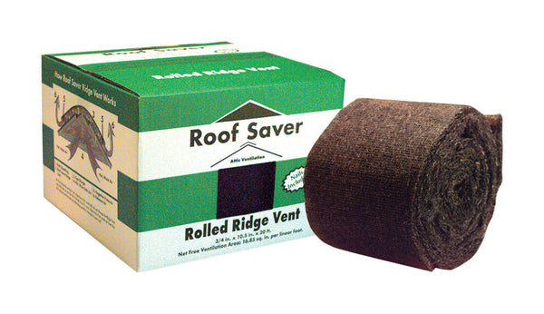 Roof Saver Blocksom & Company TV205246 3/4x10.5x20 Ridge Vent RS20G