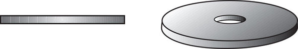 The Hillman Group 830620 Stainless Steel 5/16 x 1-1/2-Inch Fender Washer, 100-Pack, No Size, No Color, 100 Count 0830620