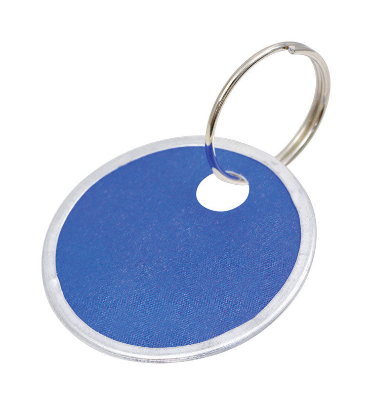 Hillman 1-1/4 in. Dia. Metal Multicolored Labeling/ID Key Ring - Case of: 55
