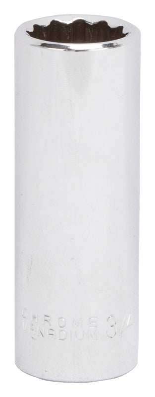 MINTCRAFT MT6528525 1/2-Inch Drive 12 Point Deep Socket, 3/4-Inch