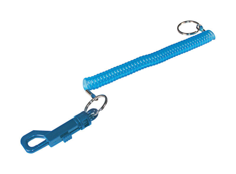 Hillman Plastic Multicolored Jogger's Wrist Coil Key Chain