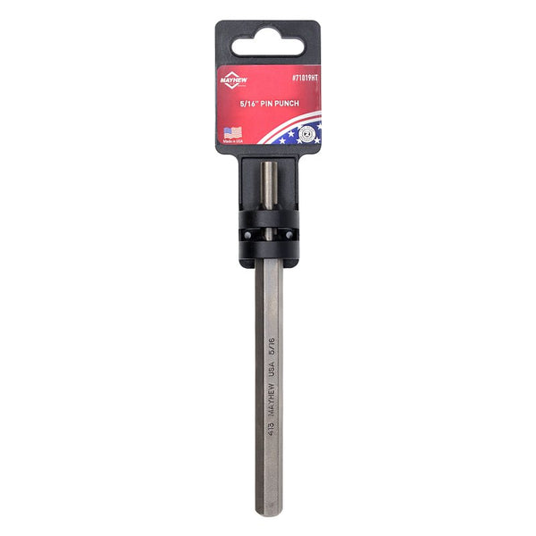 Mayhew Steel Products, Inc. Pin Punch EC 5/16 x 6", Hang Tag 71019HT