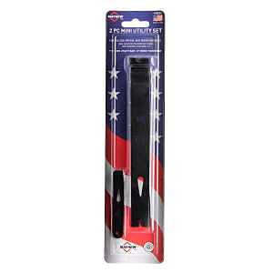 Mayhew Tools 98604 Utility Bar Set, Black Oxide Finish, 2-Piece Mini Set