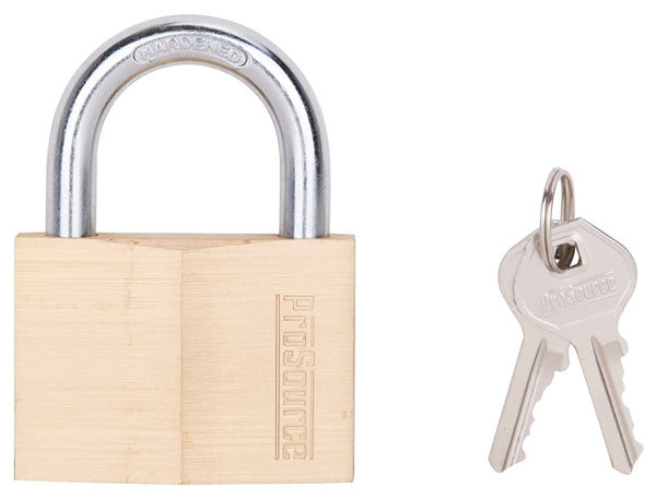 MINTCRAFT HD10060 Padlock, 2-1/2-Inch, Solid Brass, 6-Pack