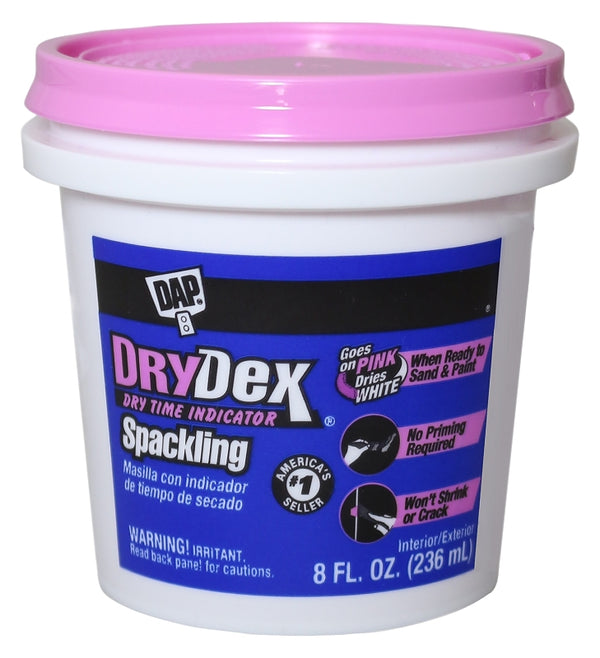 Dap 12328 DryDex Spackling Interior/Exterior, 1/2-Pint