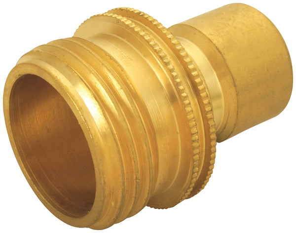 Mintcraft Landscapers Select GB9610 Hose Connector, 3/4 in, Male, Brass, Brass