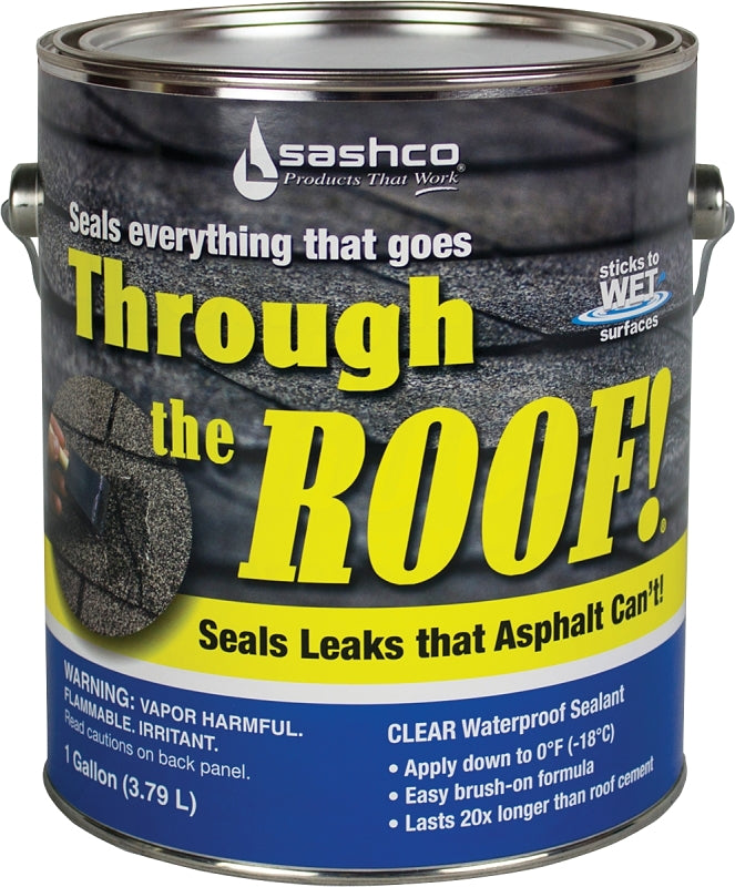 Sashco 14004 Gallon Clear Roof Sealant