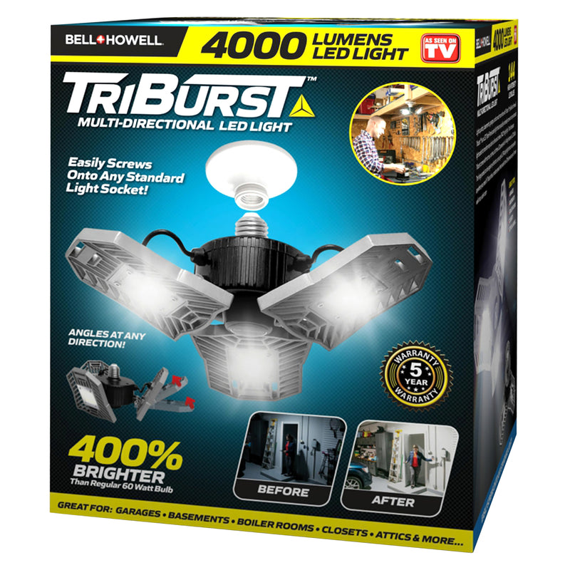 Triburst LED Socket Fixture 4000L